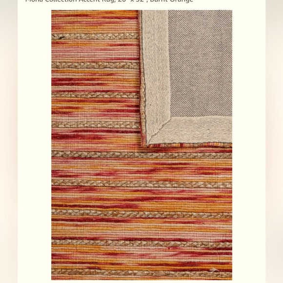 Mona Collection Accent Rug, 20" x 32" Pink - Picture 1 of 3